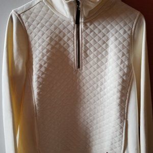 LL Bean quilted quarter-zip sweatshirt